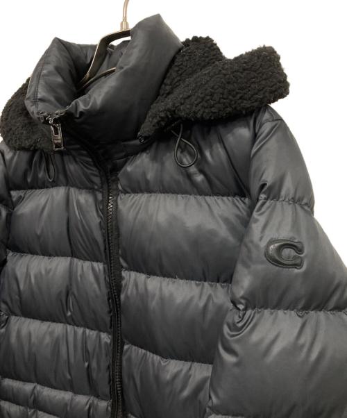 COACH（コーチ）COACH (コーチ) ロングスリムパファーコート ブラック サイズ:-の古着・服飾アイテム