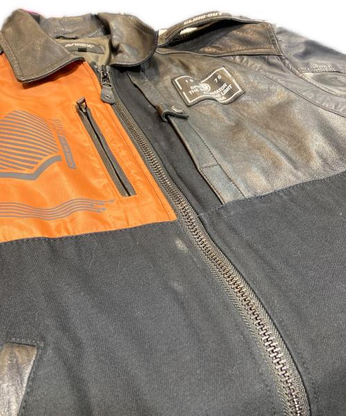 AVIREX（アヴィレックス）AVIREX (アヴィレックス) ARMY MECHANIC JACKET ブラック サイズ:2XLの古着・服飾アイテム