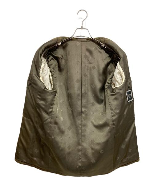 Christian Dior（クリスチャン ディオール）Christian Dior (クリスチャン ディオール) テーラードジャケット ブラウン×オリーブ サイズ:Mの古着・服飾アイテム