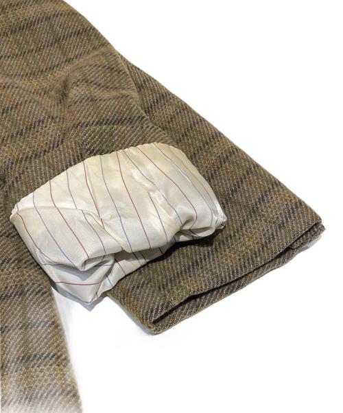 Christian Dior（クリスチャン ディオール）Christian Dior (クリスチャン ディオール) テーラードジャケット ブラウン×オリーブ サイズ:Mの古着・服飾アイテム