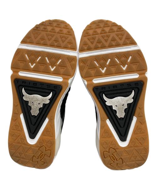 UNDER ARMOUR（アンダーアーマー）UNDER ARMOUR (アンダーアーマー) UAプロジェクトロック6 ホワイト×ブラック サイズ:24.5の古着・服飾アイテム