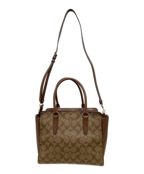 COACH（コーチ）COACH (コーチ) シグネチャーシティ ブラウンの古着・服飾アイテム