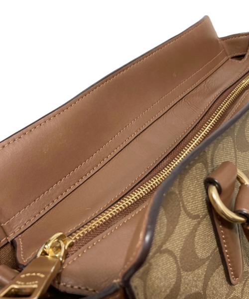COACH（コーチ）COACH (コーチ) シグネチャーシティ ブラウンの古着・服飾アイテム
