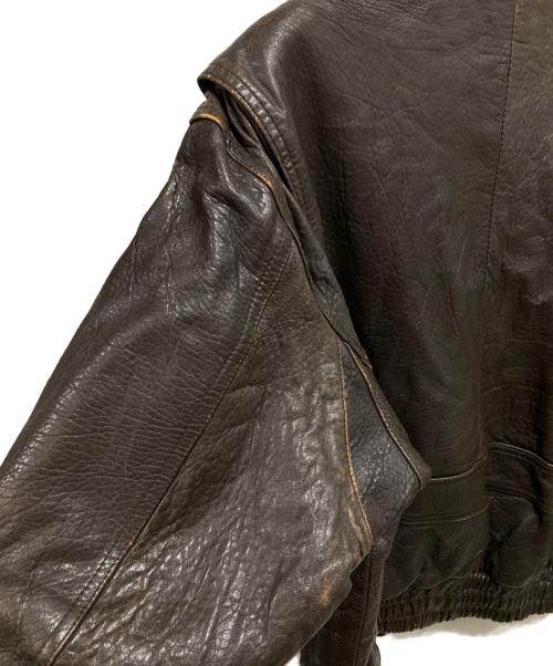 ANECDOTE（アネクドート）ANECDOTE (アネクドート) ラムレザージャケット ブラウン サイズ:Ｍの古着・服飾アイテム