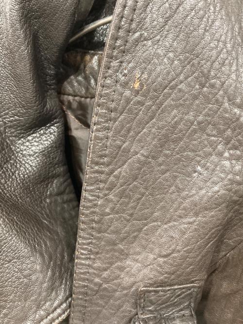 ANECDOTE（アネクドート）ANECDOTE (アネクドート) ラムレザージャケット ブラウン サイズ:Ｍの古着・服飾アイテム