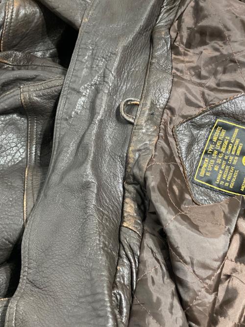 ANECDOTE（アネクドート）ANECDOTE (アネクドート) ラムレザージャケット ブラウン サイズ:Ｍの古着・服飾アイテム