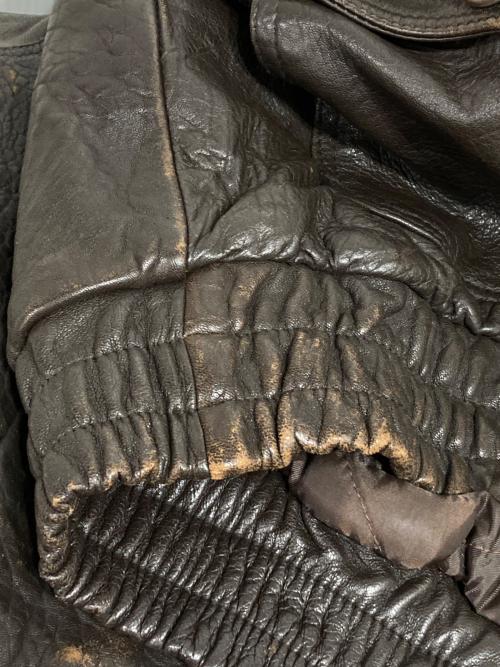 ANECDOTE（アネクドート）ANECDOTE (アネクドート) ラムレザージャケット ブラウン サイズ:Ｍの古着・服飾アイテム