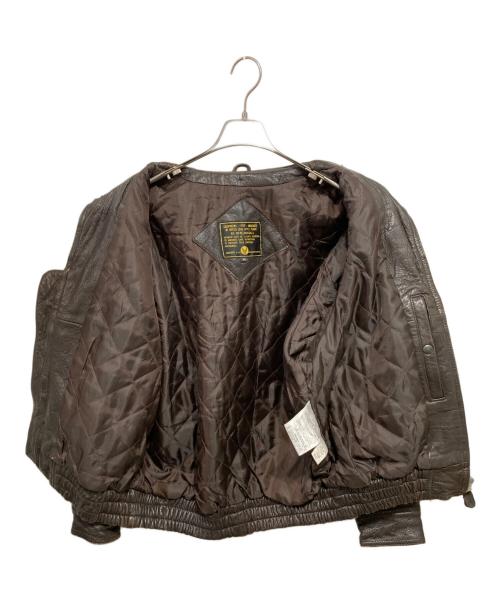 ANECDOTE（アネクドート）ANECDOTE (アネクドート) ラムレザージャケット ブラウン サイズ:Ｍの古着・服飾アイテム