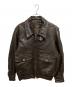 ANECDOTE（アネクドート）の古着「ラムレザージャケット」｜ブラウン