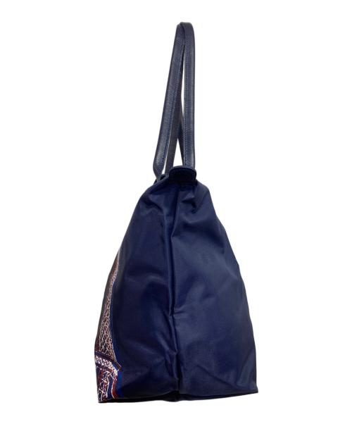 LONGCHAMP（ロンシャン）LONGCHAMP (ロンシャン) エッフェル塔 トートバッグ ネイビーの古着・服飾アイテム