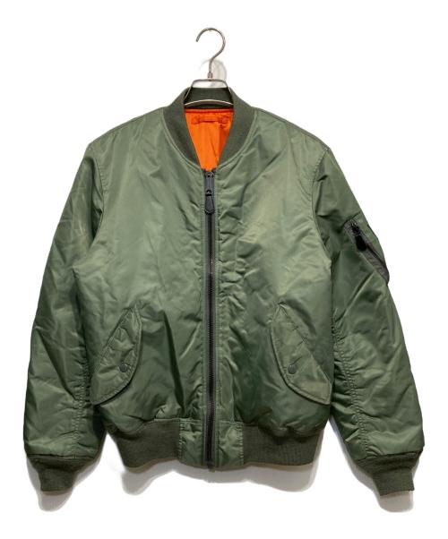AVIREX（アヴィレックス）AVIREX (アヴィレックス) MA-1ジャケット グリーン サイズ:Lの古着・服飾アイテム