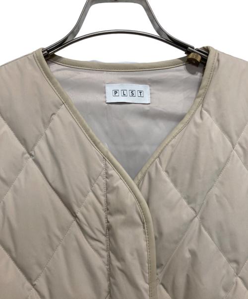 PLST（プラステ）PLST (プラステ) キルティングコート アイボリー サイズ:Sの古着・服飾アイテム