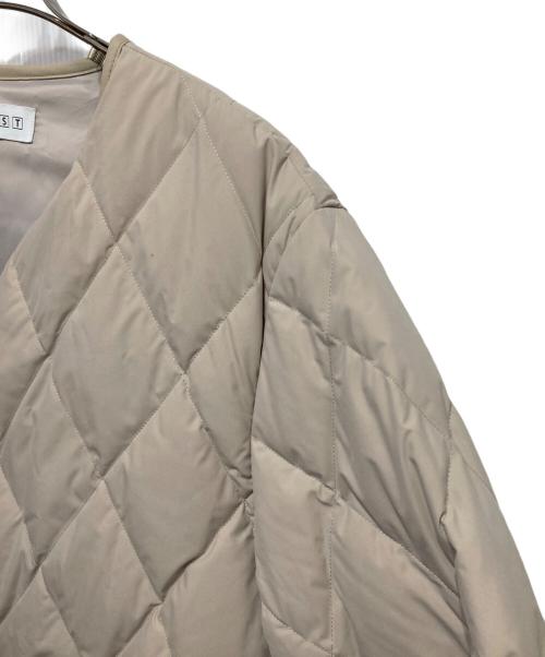 PLST（プラステ）PLST (プラステ) キルティングコート アイボリー サイズ:Sの古着・服飾アイテム