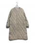 PLST（プラステ）の古着「キルティングコート」｜アイボリー