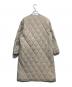 PLST (プラステ) キルティングコート アイボリー サイズ:S：5000円