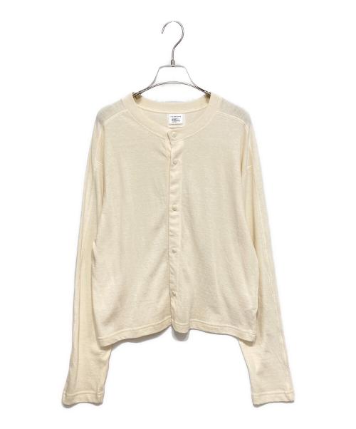 THE SHINZONE（ザ シンゾーン）THE SHINZONE (ザ シンゾーン) C/W CREW NECK CARDIGAN アイボリー サイズ:FOの古着・服飾アイテム