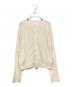 THE SHINZONE（ザ シンゾーン）の古着「C/W CREW NECK CARDIGAN」｜アイボリー