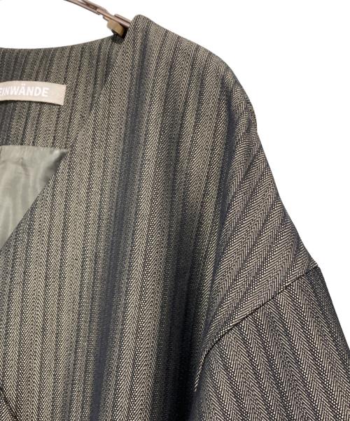 LEINWANDE（ラインヴァンド）LEINWANDE (ラインヴァンド) ラップガウンコート オリーブ サイズ:FREEの古着・服飾アイテム