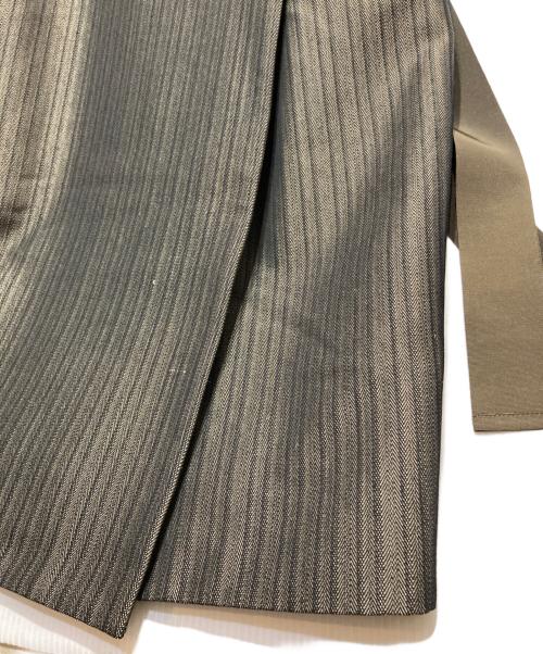 LEINWANDE（ラインヴァンド）LEINWANDE (ラインヴァンド) ラップガウンコート オリーブ サイズ:FREEの古着・服飾アイテム