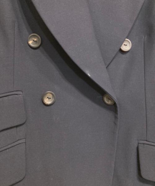 GUCCI（グッチ）GUCCI (グッチ) ウールダブルブレストジャケット ネイビー サイズ:38の古着・服飾アイテム