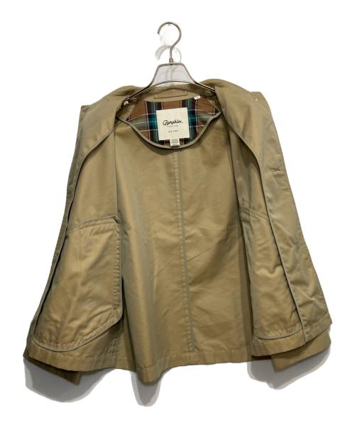 Gymphlex（ジムフレックス）Gymphlex (ジムフレックス) BIG BUTTON SHORT JACKET ベージュ サイズ:12の古着・服飾アイテム