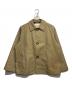Gymphlex（ジムフレックス）の古着「BIG BUTTON SHORT JACKET」｜ベージュ