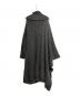yohji yamamoto+noir (ヨウジヤマモトプリュスノアール) モヘヤ混ロングカーディガン グレー サイズ:2：17000円
