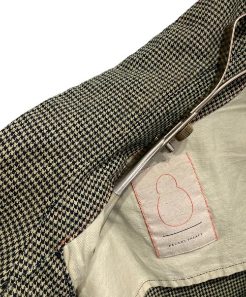 Pal'las Palace（パラスパレス）Pal'las Palace (パラスパレス) チェックテーラードジャケット グリーンの古着・服飾アイテム