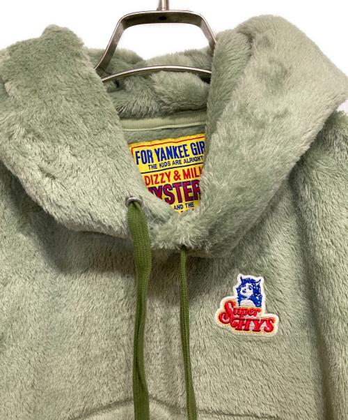 Hysteric Glamour（ヒステリックグラマー）Hysteric Glamour (ヒステリックグラマー) SUPER HYS ワッペンパーカー グリーン サイズ:FREEの古着・服飾アイテム