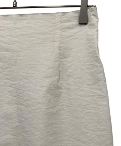 yo BIOTOP（ヨー ビオトープ）yo BIOTOP (ヨー ビオトープ) SHEER TIGHT SKIRT ホワイトの古着・服飾アイテム