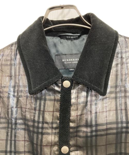 BURBERRY BLACK LABEL（バーバリーブラックレーベル）BURBERRY BLACK LABEL (バーバリーブラックレーベル) ノバチェックコート ブラック サイズ:Lの古着・服飾アイテム