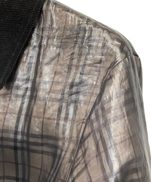 BURBERRY BLACK LABEL（バーバリーブラックレーベル）BURBERRY BLACK LABEL (バーバリーブラックレーベル) ノバチェックコート ブラック サイズ:Lの古着・服飾アイテム