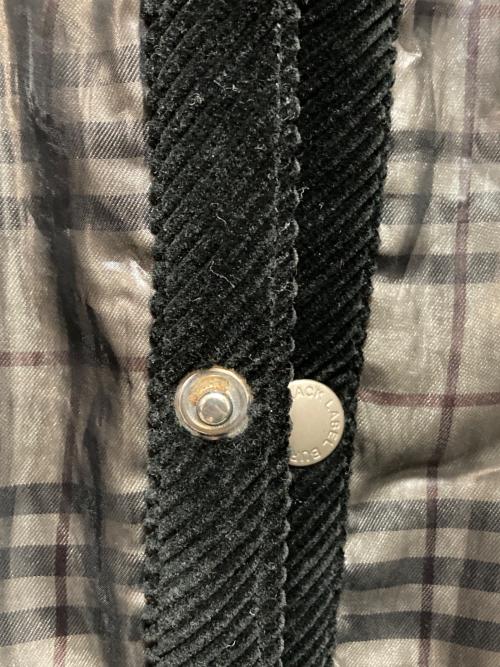 BURBERRY BLACK LABEL（バーバリーブラックレーベル）BURBERRY BLACK LABEL (バーバリーブラックレーベル) ノバチェックコート ブラック サイズ:Lの古着・服飾アイテム