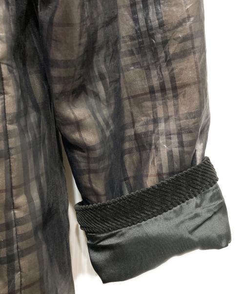 BURBERRY BLACK LABEL（バーバリーブラックレーベル）BURBERRY BLACK LABEL (バーバリーブラックレーベル) ノバチェックコート ブラック サイズ:Lの古着・服飾アイテム