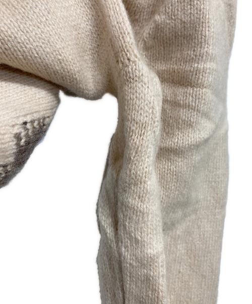 maison kitsune（メゾンキツネ）maison kitsune (メゾンキツネ) BIG FOX HEAD PULLOVER ベージュ サイズ:Mの古着・服飾アイテム