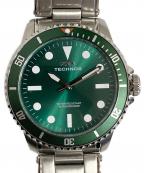 TECHNOSテクノス）の古着「ダイバーズウォッチ」｜グリーン
