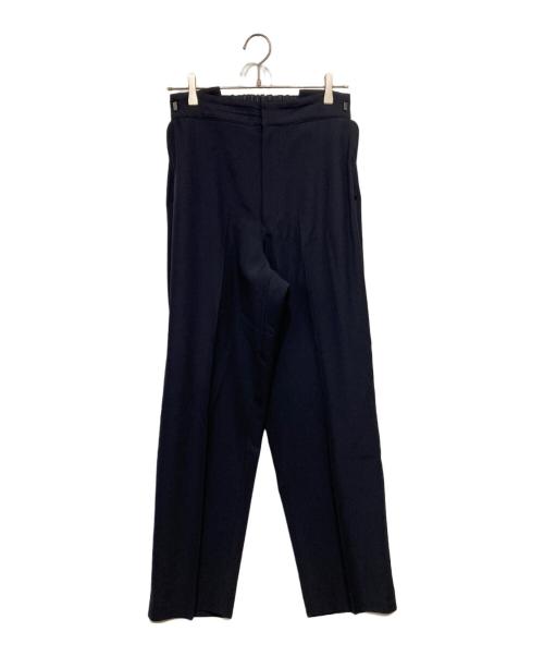 everyone（エブリワン）everyone (エブリワン) Wool Adjustable Trousers ネイビー サイズ:Mの古着・服飾アイテム