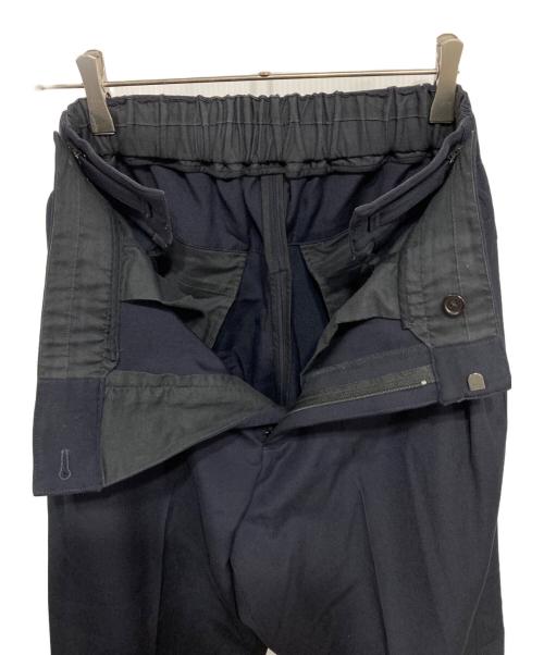 everyone（エブリワン）everyone (エブリワン) Wool Adjustable Trousers ネイビー サイズ:Mの古着・服飾アイテム