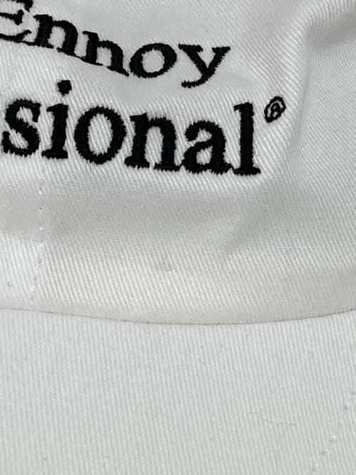 The Ennoy Professional（ザ エンノイ プロフェッショナル）The Ennoy Professional (ザ エンノイ プロフェッショナル) PROFESSIONAL COTTON CAP ホワイトの古着・服飾アイテム