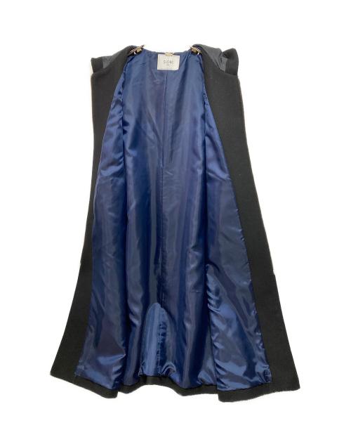 SLOBE IENA（スローブ イエナ）SLOBE IENA (スローブ イエナ) AMILTONフードロングコート ブラック サイズ:Fの古着・服飾アイテム