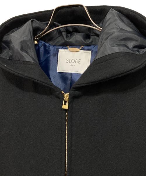 SLOBE IENA（スローブ イエナ）SLOBE IENA (スローブ イエナ) AMILTONフードロングコート ブラック サイズ:Fの古着・服飾アイテム