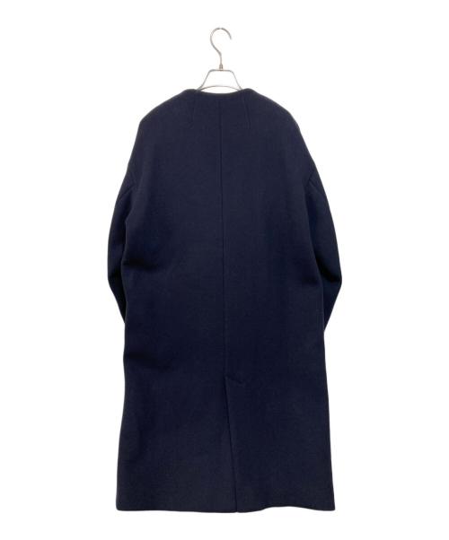 IENA（イエナ）IENA (イエナ) MANTECO ノーカラーコート ネイビー サイズ:40の古着・服飾アイテム