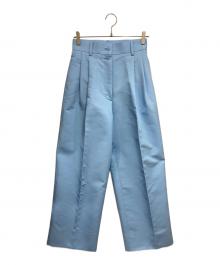 Whim Gazette（ウィムガゼット）の古着「カーブパンツ」｜スカイブルー