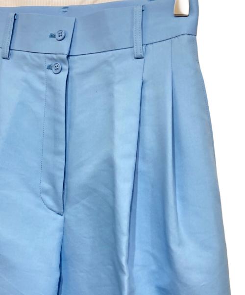 Whim Gazette（ウィムガゼット）Whim Gazette (ウィムガゼット) カーブパンツ スカイブルー サイズ:Fの古着・服飾アイテム