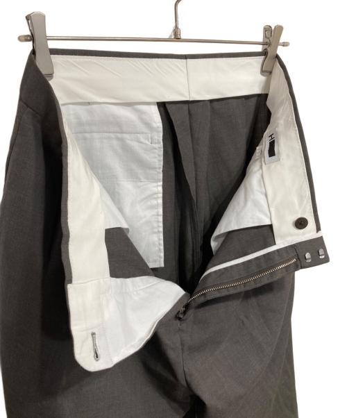 H BEAUTY&YOUTH（エイチ ビューティー&ユース）H BEAUTY&YOUTH (エイチ ビューティー&ユース) ウールトロピカル 2プリーツワイドパンツ ブラウン サイズ:LARGEの古着・服飾アイテム