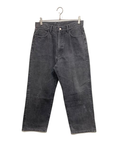 STEVEN ALAN（スティーブンアラン）STEVEN ALAN (スティーブンアラン) 13.5oz DENIM 5P BAGGY TAPERED PANTS グレー サイズ:Lの古着・服飾アイテム