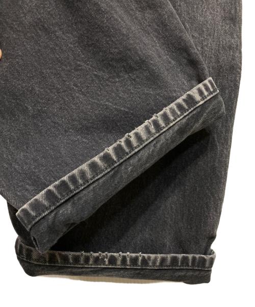 STEVEN ALAN（スティーブンアラン）STEVEN ALAN (スティーブンアラン) 13.5oz DENIM 5P BAGGY TAPERED PANTS グレー サイズ:Lの古着・服飾アイテム