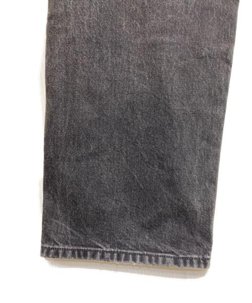 STEVEN ALAN（スティーブンアラン）STEVEN ALAN (スティーブンアラン) 13.5oz DENIM 5P BAGGY TAPERED PANTS グレー サイズ:Lの古着・服飾アイテム