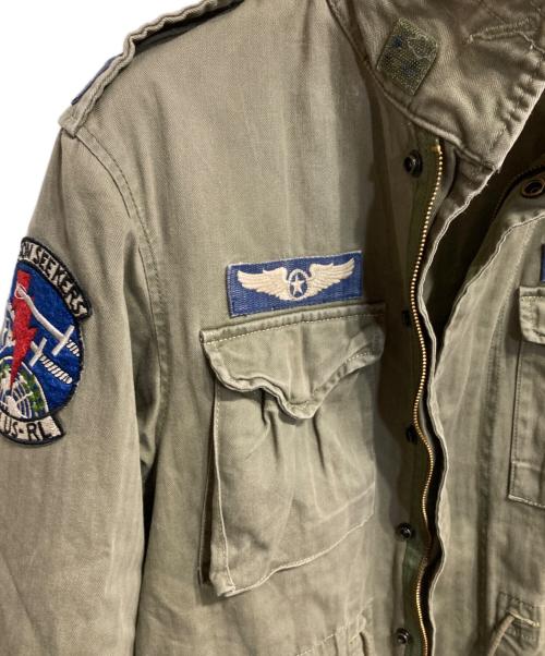 POLO RALPH LAUREN（ポロ・ラルフローレン）POLO RALPH LAUREN (ポロ・ラルフローレン) コンバットジャケット オリーブ サイズ:XSの古着・服飾アイテム