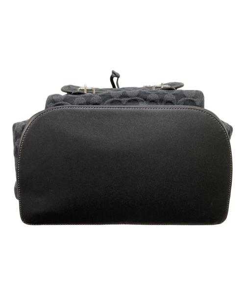 COACH（コーチ）COACH (コーチ) スプリント バックパック・シグネチャー デニム ブラックの古着・服飾アイテム